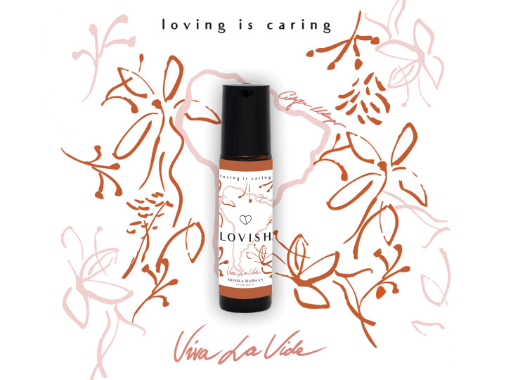 Perfumy aromaterapeutyczne roll-on Viva La Vida LOVISH x Monika Harwas